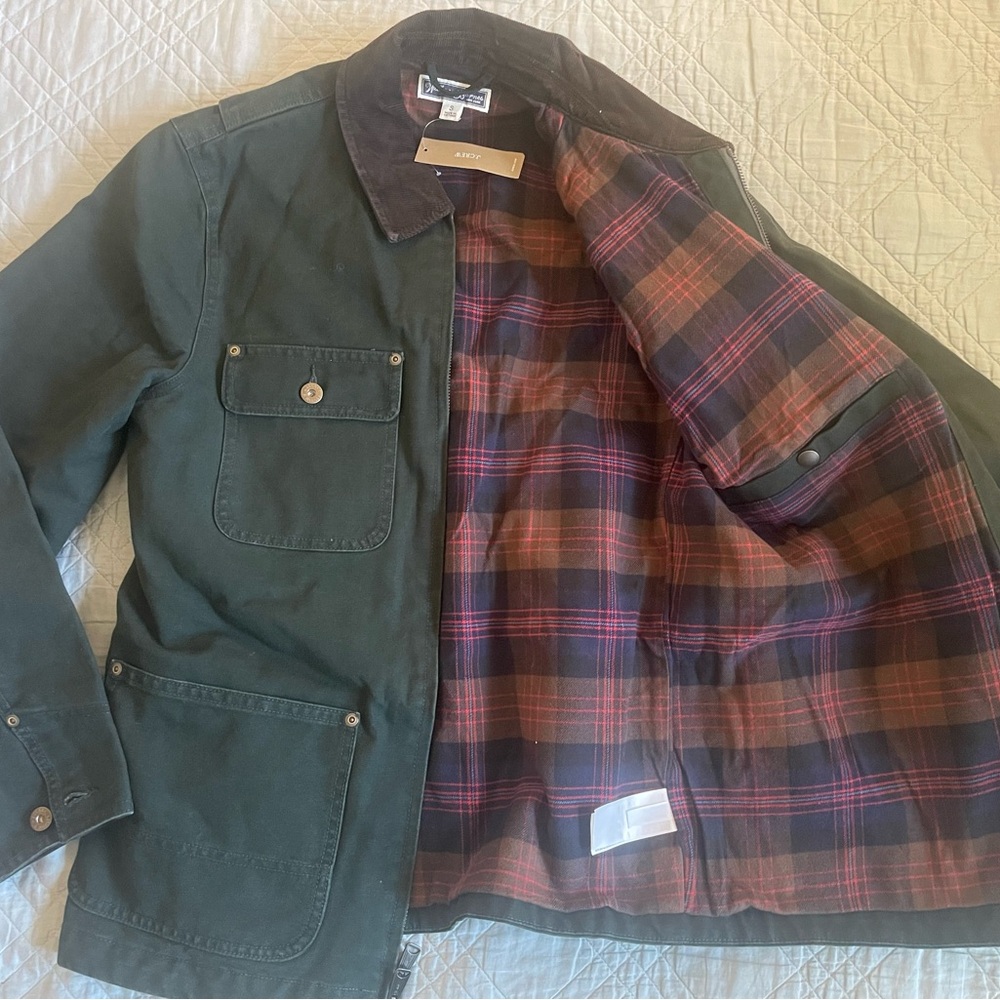 J CREW Wallace & Barnes Wallace & Barnes duck canvas utility jacket S $238 CL889 - Picture 8 of 10